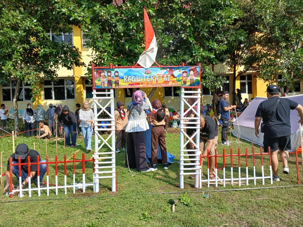 Jual Gapura Kemah Jogja | Gapura Pramuka & Event Bambu Murah